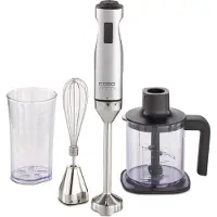 Caso HB 1000, Stavmixer, 1000 W, Svart, Rostfritt stål, Transparent