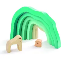 Hape Isbjörn Som Staplar Klossar