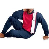 H.I.S. Pyjamas lång blandade färger