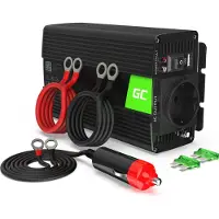Green Cell INV01DE - DC-AC-omriktare - DC 12 V - 300 Watt - Europa - svart
