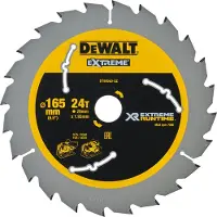 DeWalt rundsavsklinger til akkusave, Ø165/20 mm, 24 td.