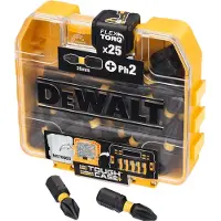 DeWalt Impact-torsionsbitar PH2 25 mm Tic Tac Display 21 delar