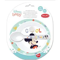 Licens Disney Mickey Mouse barnservis - Matset för barn - Skål och sked