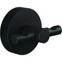 TESA Beläggningskrok 40564-00000-00 MOON BLACK Antal krokar: 2 (B x H x D) 50 x 53 x 65 mm Metall Svart (matt) 1 st