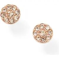 Fossil örhängen Disc Rose-Tone Studs JF00830791