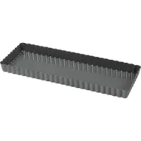 Kaiser La Forme Plus - Quicheform - 35 x 13 x 3 cm - 1 L - icke självhäftande - rektangulär - svart