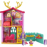 Enchantimals Hjorthus 2.0 Med Danessa Deer Med Dockhusdocka