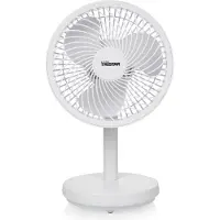 Tristar VE-5841, Bladfläkt för hushållsbruk, Vit, Bord, Akrylnitrilbutadienstyren (ABS), Polypropylen (PP), 58 dB, 16,5 cm