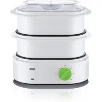 Braun Tribute Collection FS 3000 - Ångkokare - 850 W - vit/grön