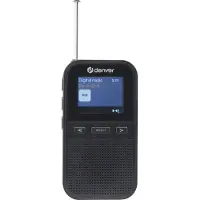 Denver DAB-46DW DAB/FM-Radio / Portabel DAB-radio / Klockradio med alarm