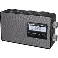 Panasonic FM/DAB Radio snabbval AC/Batte RF-D10EG-K