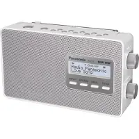 Panasonic -RF-D10EG - Bärbar DAB-radio - 2 Watt - vit