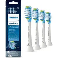 Philips Sonicare C3 Premium HX9044 Plaque Control - Extra tandborsthuvud - till tandborste - vit (paket om 4)