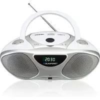Blaupunkt BB14WH CD-afspiller Cd-optager Sølv, Hvid