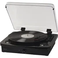 Denver VPL-230B, Halvautomatisk, Svart, Plast, Trä, 33 1/3,45,78 RPM, 33 1/3,45,78 RPM, Rotations-