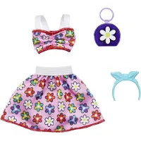 Barbie Komplett Look Blommor Modepaket