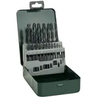 Bosch borrsats för metall HSS-R; 1-10 mm; 19 st.