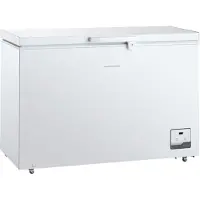 Scandomestic Standard CF400WE - Öppning uppåt - bredd: 136.5 cm - djup: 73 cm - höjd: 83.5 cm - 400 liter - Klass E - vit