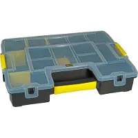 Stanley Universell; SortMaster Junior Låda (B x H x D) 292 x 67 x 375 mm Antal fack: 14 Innehåll 1 st