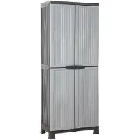 vidaXL Plastskåp 68x39x171,5 cm