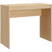 vidaXL Skrivbord sonoma-ek 90x40x72 cm konstruerat trä