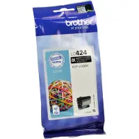 Brother bläckpatron LC424BK original svart 750 sidor