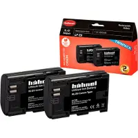Hähnel HL-E6, 2er Kamerabatteri Ersättning originalbatteri LP-E6 7.2 V 1650 mAh