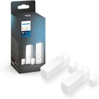 Philips Hue Secure Contact sensor - Dörr- och fönstersensor - trådlös - ZigBee - vit (paket om 2)