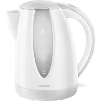 Sencor SWK 1810WH, 1,8 l, 2000 W, Vit, Plast, Vattennivå indikator, Överhettningsskydd