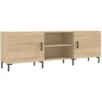 vidaXL Tv-bänk sonoma ek 150x30x50 cm konstruerat trä