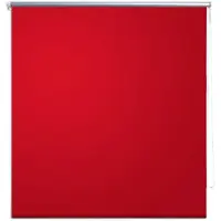 vidaXL Rullgardin mörkläggning 104,4x175 cm Tygbredd 100 cm röd