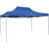 vidaXL Pop-Up hopfällbart partytält 3x4,5 m blå