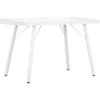 vidaXL Skrivbord vit 90x50x79 cm