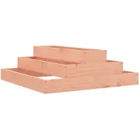 vidaXL Odlingslåda 80x80x27 cm massiv douglas