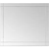 vidaXL Väggspegel 100x60 cm glas