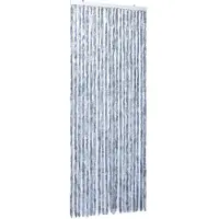 vidaXL Insektsdraperi silver 90x220 cm chenille