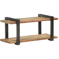 vidaXL TV-bänk 90x40x40 cm massivt återvunnet trä