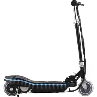 vidaXL Elektrisk sparkcykel med LED 120 W svart