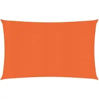 vidaXL Solsegel 160 g/m² orange 2x4 m HDPE