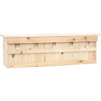 vidaXL Sparvholk med 5 kammare 68x15x21 cm granträ