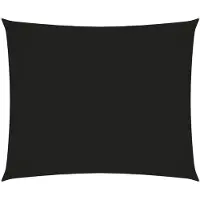 vidaXL Solsegel oxfordtyg rektangulärt 3,5x4,5 m svart
