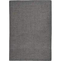 vidaXL Utomhusmatta plattvävd 160x230 cm grå