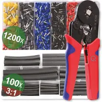 Quadrios 22T009 pressångsats kabelskor 0,25 till 10 mm² inkl. sortiment kabelhylsor