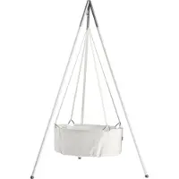 Leander Classic vagg med madrass – Vit