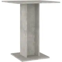 vidaXL Bistrobord betongrå 60x60x75 cm spånskiva