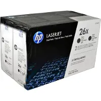 HP 26X (CF226XD) svart toner 2-pack (original)