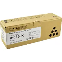 Ricoh SP C360X (408250) svart toner extra hög kapacitet (original)