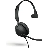 Jabra Hörlurar med mikrofon - GN AUDIO - EVOLVE2 40 SE - USB-A - Över örat - Aktiv brusreducering