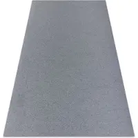 Rugsx Matta anti-halk RUMBA 1809 tuggummi enfärgad gråmelerad 100x200 cm