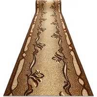 Rugsx Löpare BCF KRZYŚ brun 70 cm 70x250 cm